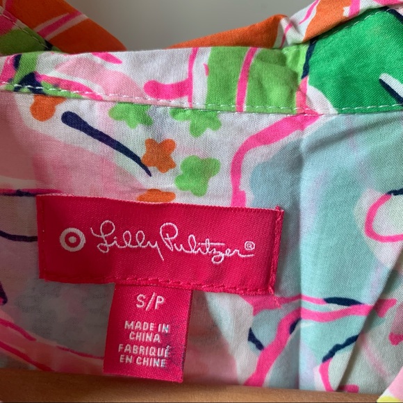 Lilly Pulitzer for Target Button Up Shirt - Picture 3 of 4